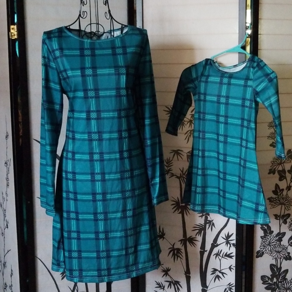 Plaid Mommy & Daughter Set